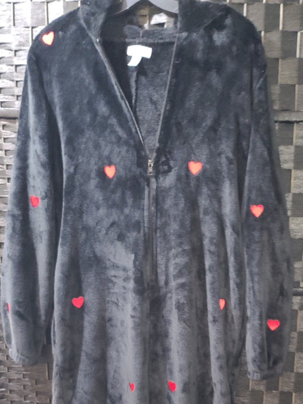 Victoria's Secret Pink One Piece Hooded Fuzzy Pajamas size XS